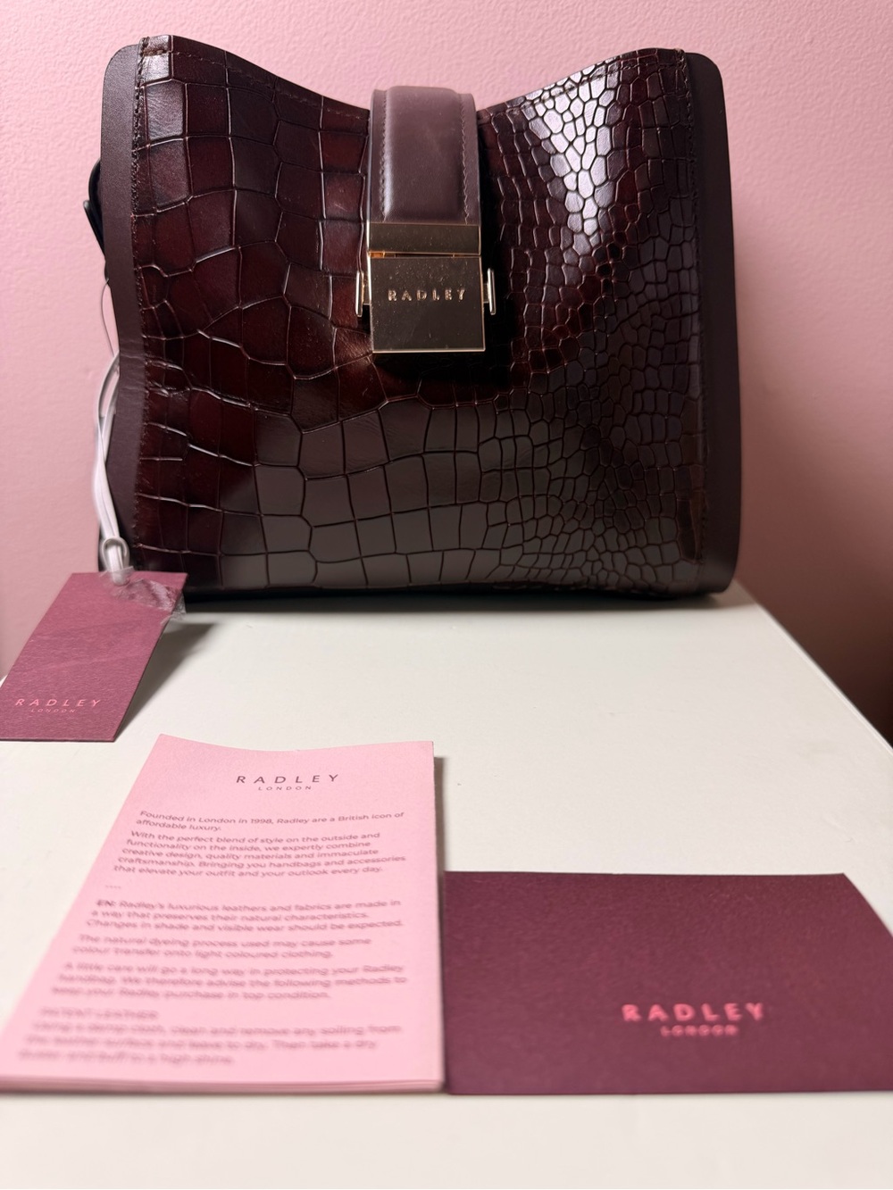 RADLEY LONDON SLOANE MEWS SMALL DARK OAK